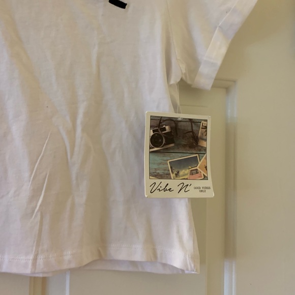 NWT crop top that reads “BABY GIRL” - Picture 3 of 3